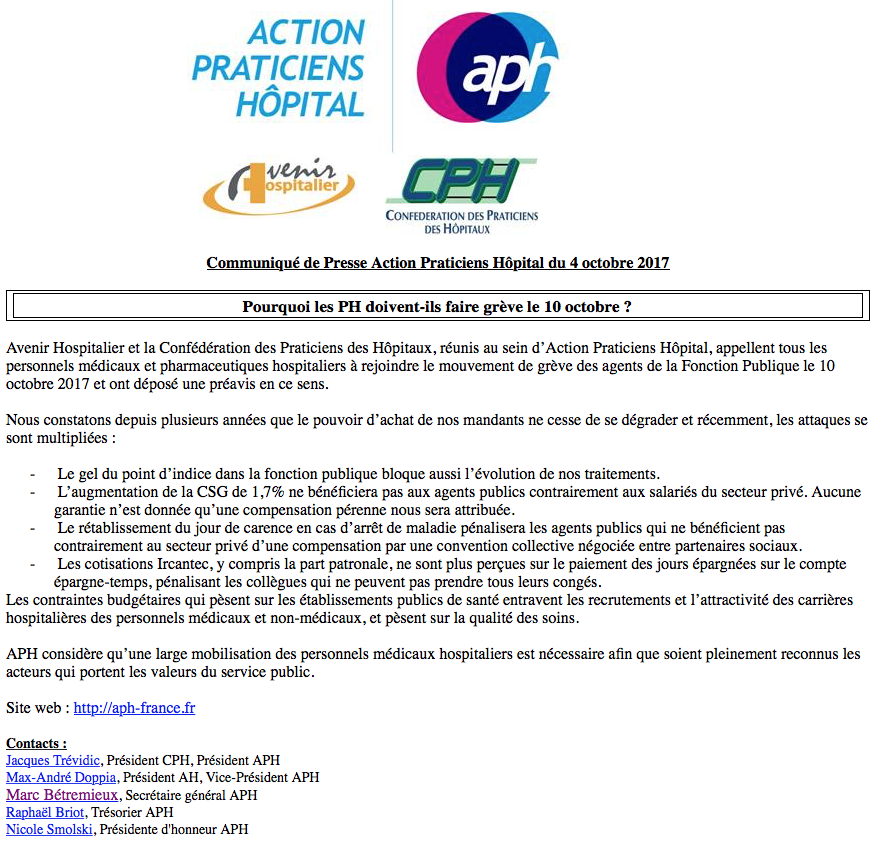 Action 10 oct